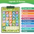thumbnail image 3 of Electronic Alphabet Wall Chart, Toddler Learning Toys, Educational Toys ABC&123 Preschool Poster, Alphabet Baby Learning Toys, Toys for Ages 3-6, Green, 3 of 9