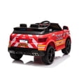 RJV Kids Ride-on Fire Truck with Parent Remote, Flashing Lights, Siren ...
