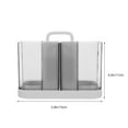 thumbnail image 3 of KALLORY White Plastic Desk Organizer with Large Storage, Space-Saving Multifunctional Design for Office and Home Use, 3 of 10