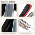 thumbnail image 4 of Kit de alicates para anillos de cerdo, alicates manuales para cercas con 2500 anillos de cerdo C20, abrazadera de sujeción con clip tipo C, alicates para cercas, grapadora de anillos en C, herramienta, 4 of 6