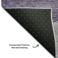 thumbnail image 3 of Addison Rugs Mayfield Washable Transitional Art Deco Purple Runner Rug, 2'3" x 7'6", 3 of 5