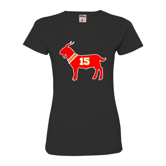 Womens Mahomes Goat G.O.A.T Deluxe Soft T-Shirt
