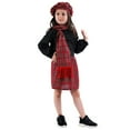 thumbnail image 2 of Hifoo Girls Scottish Traditional Folk Dance Performance Outfits Themed Parties And Events Cozy Child Solid Color Clothing, 2 of 9