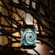 thumbnail image 5 of Lámpara de jardín de hierro con forma de caracol, con carga solar, para exteriores, proyección decorativa, para jardín, 5 of 9