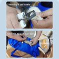 thumbnail image 3 of Cat Carrier Soft Cat Travel Bag Sling Pet Accessories Outdoor, Cat Nail Clipping Cleaning Grooming Restraint Bag No Scratching, 3 of 5