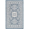 thumbnail image 2 of Rugs.com Outdoor Aztec Collection Rug – 3' x 5' Blue Flatweave Rug Perfect For Living Rooms, Large Dining Rooms, Open Floorplans, 2 of 6
