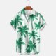 thumbnail image 4 of Camisetas de Lino para Hombres Vintage Bowling Manga Corta Cuello Cubano, Retro Playa Y Verano Hombre Manga Corta Botón Abajo Camisetas, 4 of 6