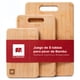 thumbnail image 1 of Ultrachef Juego 3 Tablas para Picar de Madera de Bambú. Tablas de Cocina para Cortar Premium, Slim, Duraderas, Resistentes y Diseño Ergonómico. 100% Biodegradables, 1 of 8