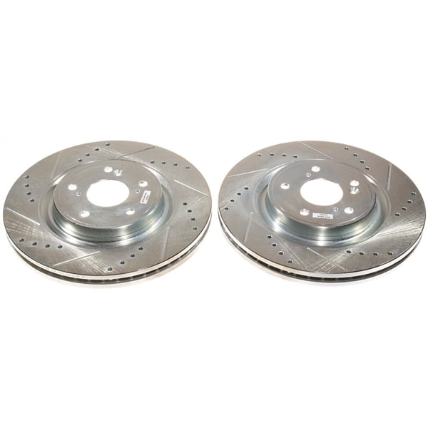 PowerStop Evolution Performance Drilled, Slotted & Plated Brake Rotor Pair