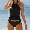 thumbnail image 2 of Women Printi L Swimsuits Monokini Bathing Suits V Neck Swimwear Swimsuits, 2 of 2