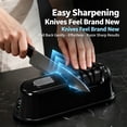 thumbnail image 6 of Multifunctional Fully Automatic Rechargeable Mini Knife Sharpener, Labor Saving Portable Blade Grinding Tool for Household Kitchen Knives, Scissors and Daily Cutting Tool Maintenance, 6 of 7