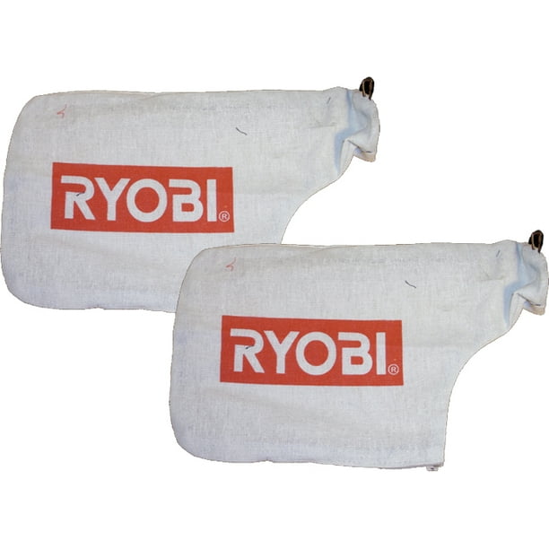 Ryobi TS1344L Miter Saw Replacement Dust Bag Assembly (2 Pack
