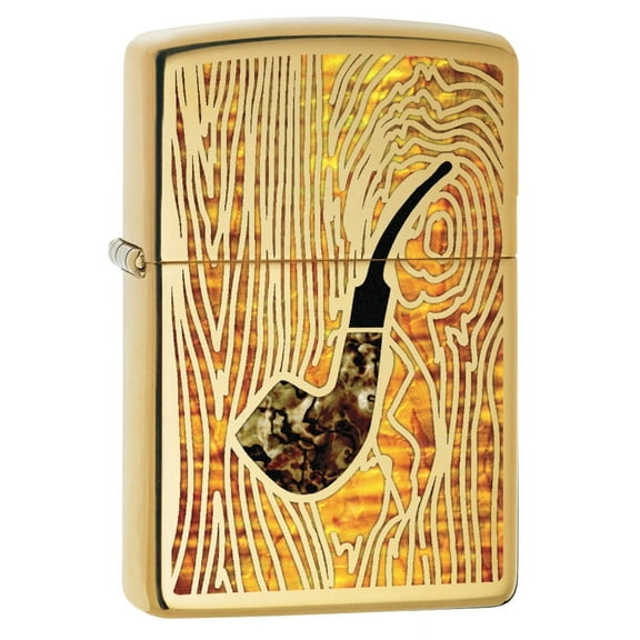 Zippo Pipe Lighter: Fusion Pipe - High Polish Brass
