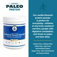 thumbnail image 4 of Ultimate Paleo Protein Powder | Premium Grass Fed Beef Protein with Collagen Peptides | Paleo Friendly, Gluten Free, Keto Friendly, No Artificial Sweeteners or Preservatives - Vanilla, 30 Servings, 4 of 6
