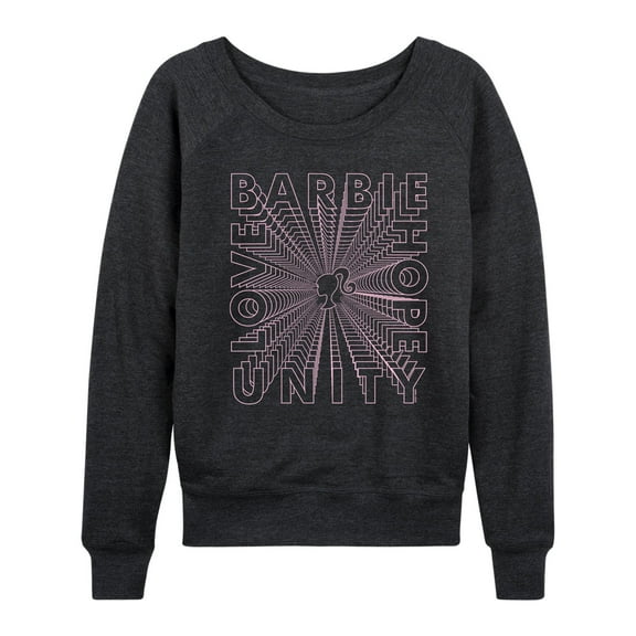 Barbie - Barbie Hope Unity Love - Women's Lightweight French Terry Long Sleeve Shirt