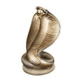 thumbnail image 4 of Estatua de serpiente, escultura de serpiente, resina, festival de primavera, adorno de escritorio multiusos Bronce M, 4 of 9