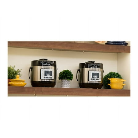 NuWave - Nutri-Pot 6qt Digital Pressure Cooker - Black/stainless