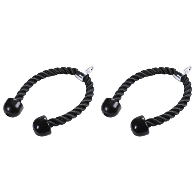 Accesorio para máquina de cable de cuerda entrenamiento múltiple con asas abdominales
