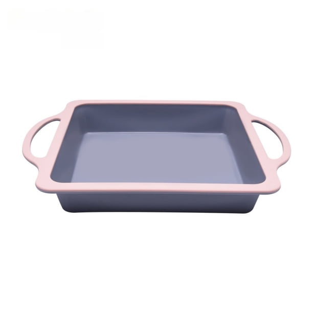 Molde de silicona para tarta con acero inoxidable para repostería antiadherente, molde flexible bicolor para tarta de queso, tarta de helado, horno y congelador
