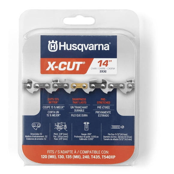 Cadena de motosierra Husqvarna X-Cut S93G 35 cm, paso 3/8, 1,3 mm