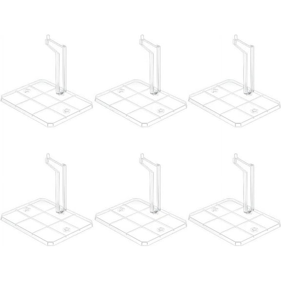 6 inch Action Figure Display Stand Shelf with Pegs for 1/12 MOTU/DC ...