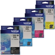 Genuine Brother LC20E Super High Yield Ink Cartridge Set