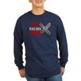 thumbnail image 1 of CafePress - Still Plays With Trains - Long Sleeve Dark T-Shirt, 1 of 1