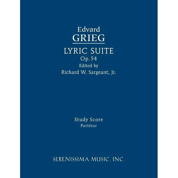 Lyric Suite, Op.54: Study score, (Paperback)