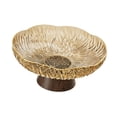 thumbnail image 4 of Frutero con pedestal, cesta de frutas portátil, soporte para aperitivos de moda, bandeja para frutas Ámbar, 4 of 9