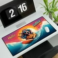 thumbnail image 3 of Retro Surfing Afghan Hound in Cool Sunglasses Hello Summer Waves Desk Mat Full Keyboard Mouse Pad Dog Lover Large Mousepad - 10001, 3 of 5