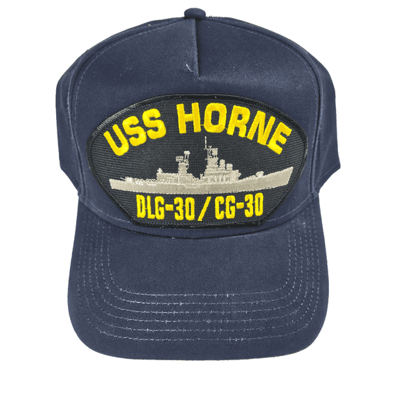 USS Horne DLG-30/CG-30 Ship HAT - Navy Blue - Veteran Owned Business