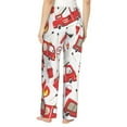 thumbnail image 3 of Balery Fire Truck print Women's Pajama Pants,Ultra Lightweight Pjs,Lounge Pant-Medium, 3 of 9