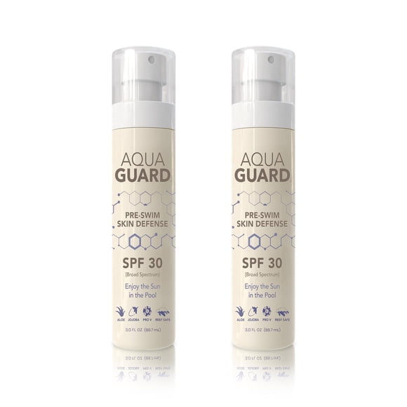 Pre-Swim Skin Defense AQUA GUARD Beauty SPF30 60 ml (paquete de 2)