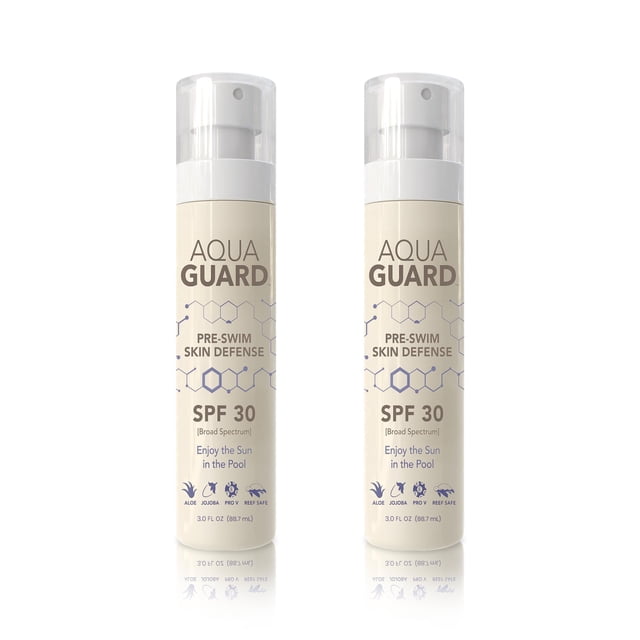 Pre-Swim Skin Defense AQUA GUARD Beauty SPF30 60 ml (paquete de 2)