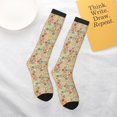 thumbnail image 6 of Bingfone Compression Socks for Women and Men Long Socks for Running Athletic Cycling Nurse-Retro Geometry, 6 of 8