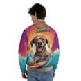 thumbnail image 5 of Retro Surfing Weimaraner in Cool Sunglasses Hello Summer Waves All Over Print 3D Baseball Jacket Weim Gray Ghost Dog Lover Bomber Jacket Softball - 10001, 5 of 6