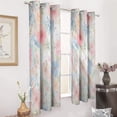 thumbnail image 3 of Floral Watercolor Pattern(1)_2 2 Panels Blackout Curtains for Bedroom Living Room Drapes Kitchen Room Window Blackout Curtain Grommet, 3 of 6