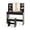 Black, variant on Vanity Desk Set with Mirror and Lights, Makeup Vanity Table with 2 Large Drawers& Charging Station, Modern Vanity Dressing Table with Stool for Bedroom, White