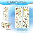 thumbnail image 2 of Window Static Clings Stickers Decal 11.8"x35.4" 2 Sheets with 15PCS Patterns Decorative Removable Window Sticker Cling Home Office Decor, 2 of 9