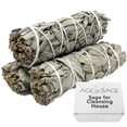 thumbnail image 1 of Smudge Sticks Age of Sage White Sage, 10 cm, paquete de 3, 1 of 7