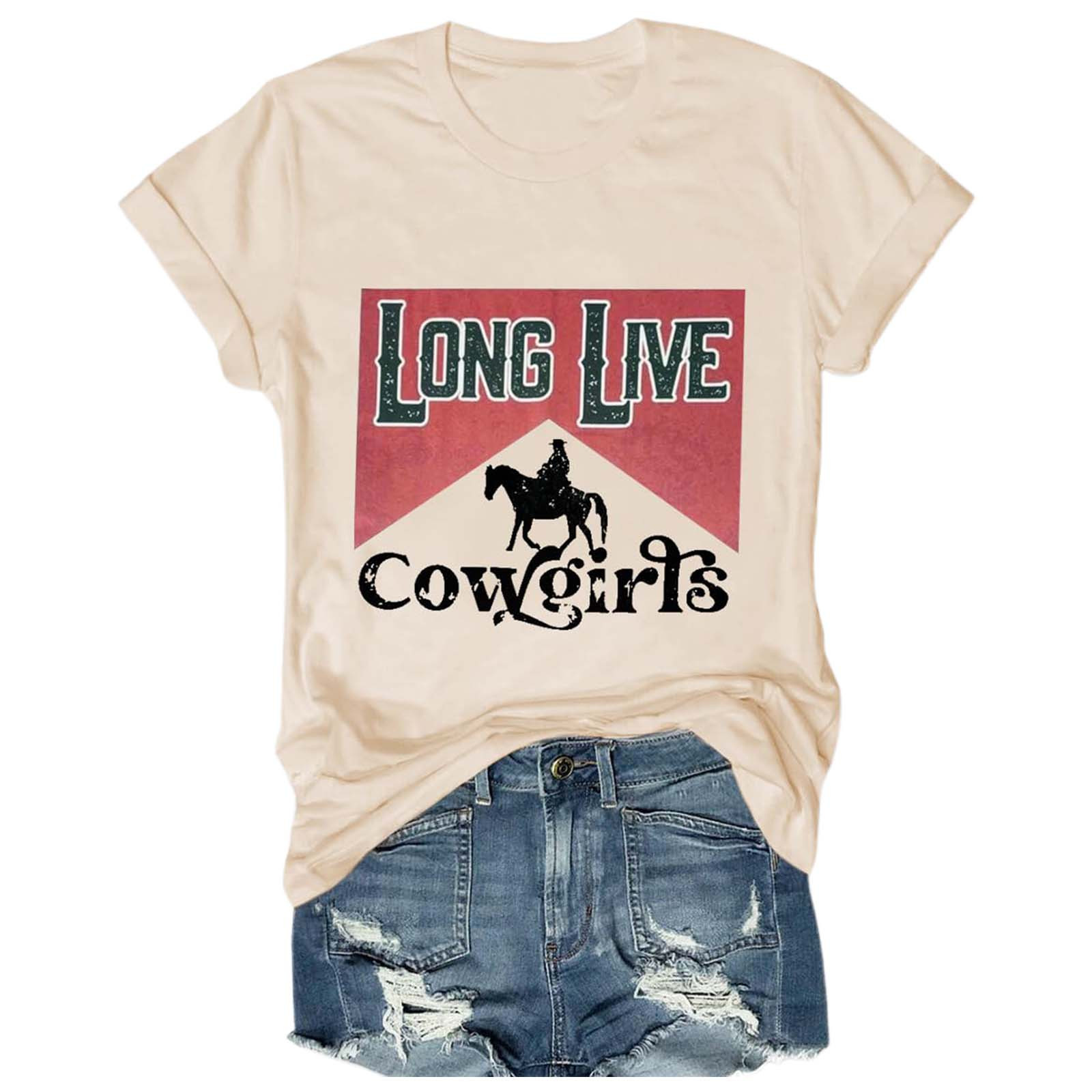 Plus Size Summer Clothes for Women Vintage Floral Print Round Neck T Shirt For Women Country Music Graphic Short Sleeve Tee plus Size T Shirt Womens Dressy Blouse Short Sleeve Womens Tunics Beige S