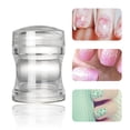 thumbnail image 1 of Juego de raspador y estampador para decoración de uñas, Kit de estampado para decoración de uñas, herramientas de plantilla de sellos para uñas de silicona transparente, 1 of 8