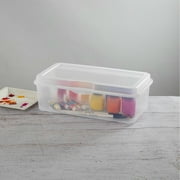 Sterilite Plastic FlipTop Latching Storage Box Container, Clear, (6 Pack)