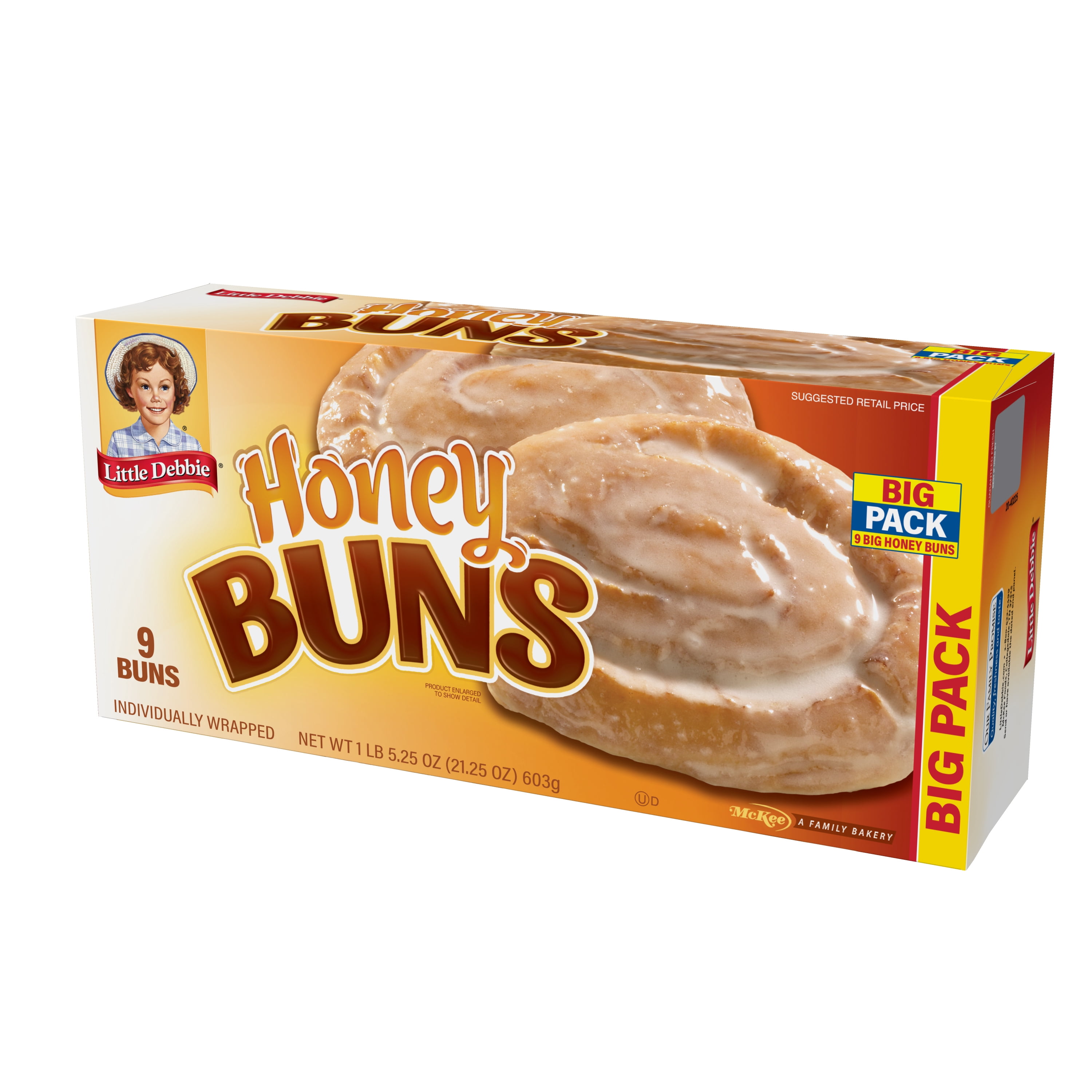 Little Debbie Big Pack Honey Buns, 21.15 oz (9 count)