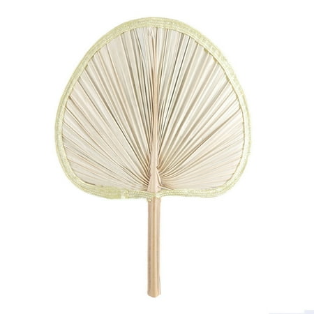 

Foaenda Handmade Fan Handheld Palm Leaf Fan Party Fans for Wedding Gift