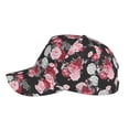 thumbnail image 2 of Lsque Rose Flowers Baseball Cap Trucker Low Profile Hat Golf Dad Hat Adjustable Original Classic Unconstructed Plain Cap Men Women, 2 of 9