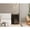 Brown, variant on Bar cart with glass door, two shelves and six liquor bottle spaces / Lockable casters for convenience