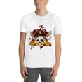 thumbnail image 3 of Mens Oversize T Shirts Skull (7)Casual Short Sleeve Basic Tees Crew Neck T-Shirt Funny Graphic Tees Black or White XS-5XL, 3 of 5