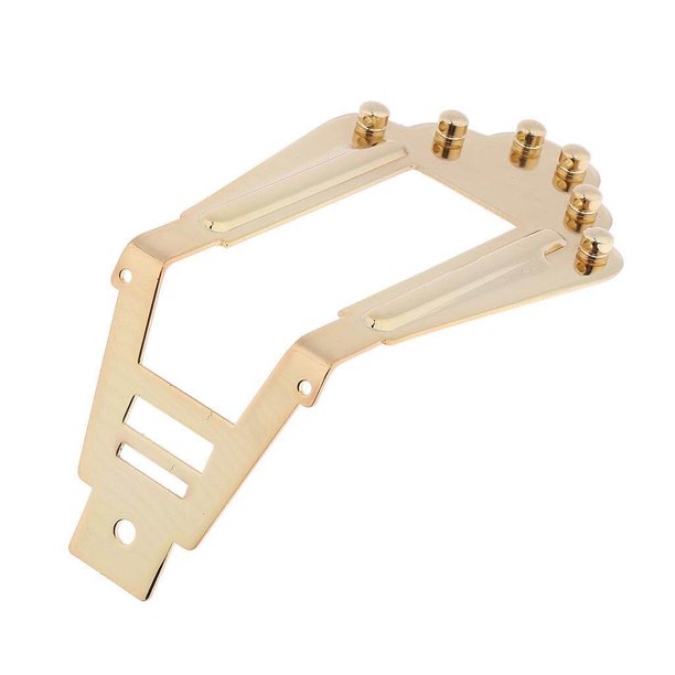 Maoww 6 String Guitar Tailpiece Bridge for Archtop Jazz Guitar