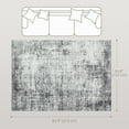 thumbnail image 3 of HOMCOM Area Rug 5x7, Modern Abstract Washable Rug for Living Room, Grey, 3 of 10
